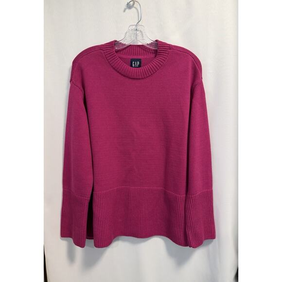 GAP | Women’s 100% Cotton Knit Crew Neck Sweater Pink- Size Small - Picture 1 of 7